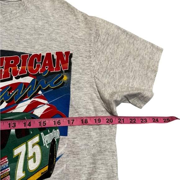 Vtg 1996 NASCAR American Classic Remington Racing All Over Print Large 2 sided - Picture 4 of 6
